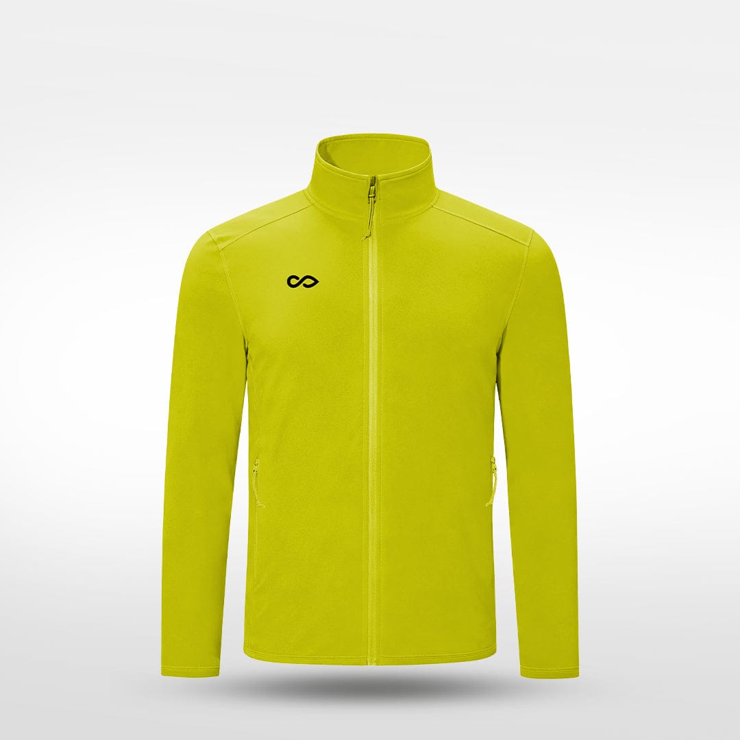 Cikers Sports Jackets Green / S Stand-up collar winter fleece - Customized Full-Zip Jacket with Hoodie