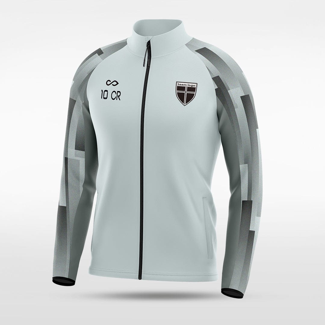 Cikers Sports Jackets Grey / S Embrace Urban Forest - Customized Men's Sublimated Full-Zip Waterproof