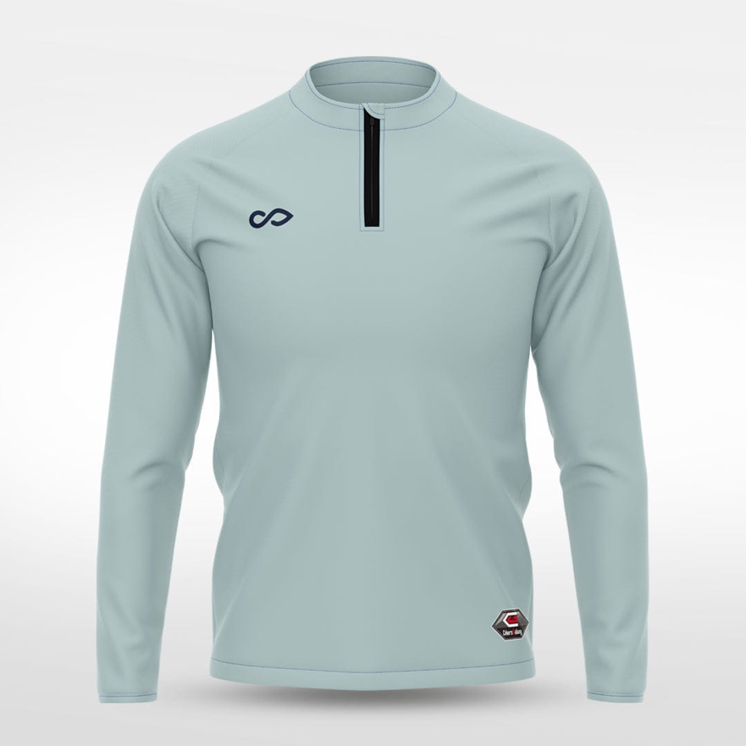 Cikers Sports Jackets Grey / S Pure Colors - Customized Men's 1/4 Zip Jacket