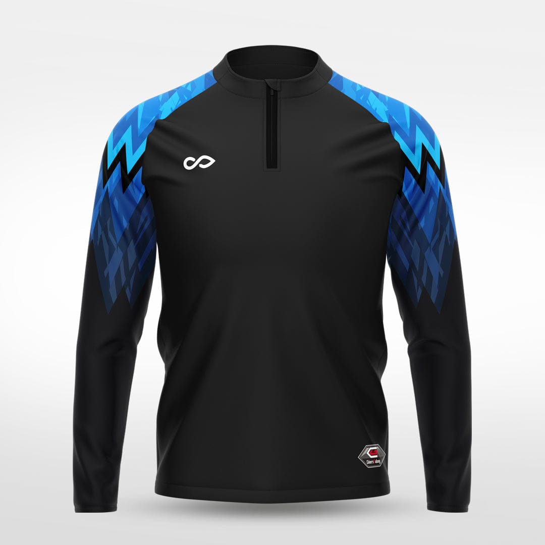 Cikers Sports Jackets Ice Flame - Customized Kids 1/4 Zip Jacket