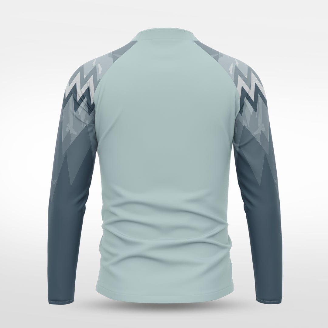 Cikers Sports Jackets Ice Flame - Customized Men's 1/4 Zip Jacket