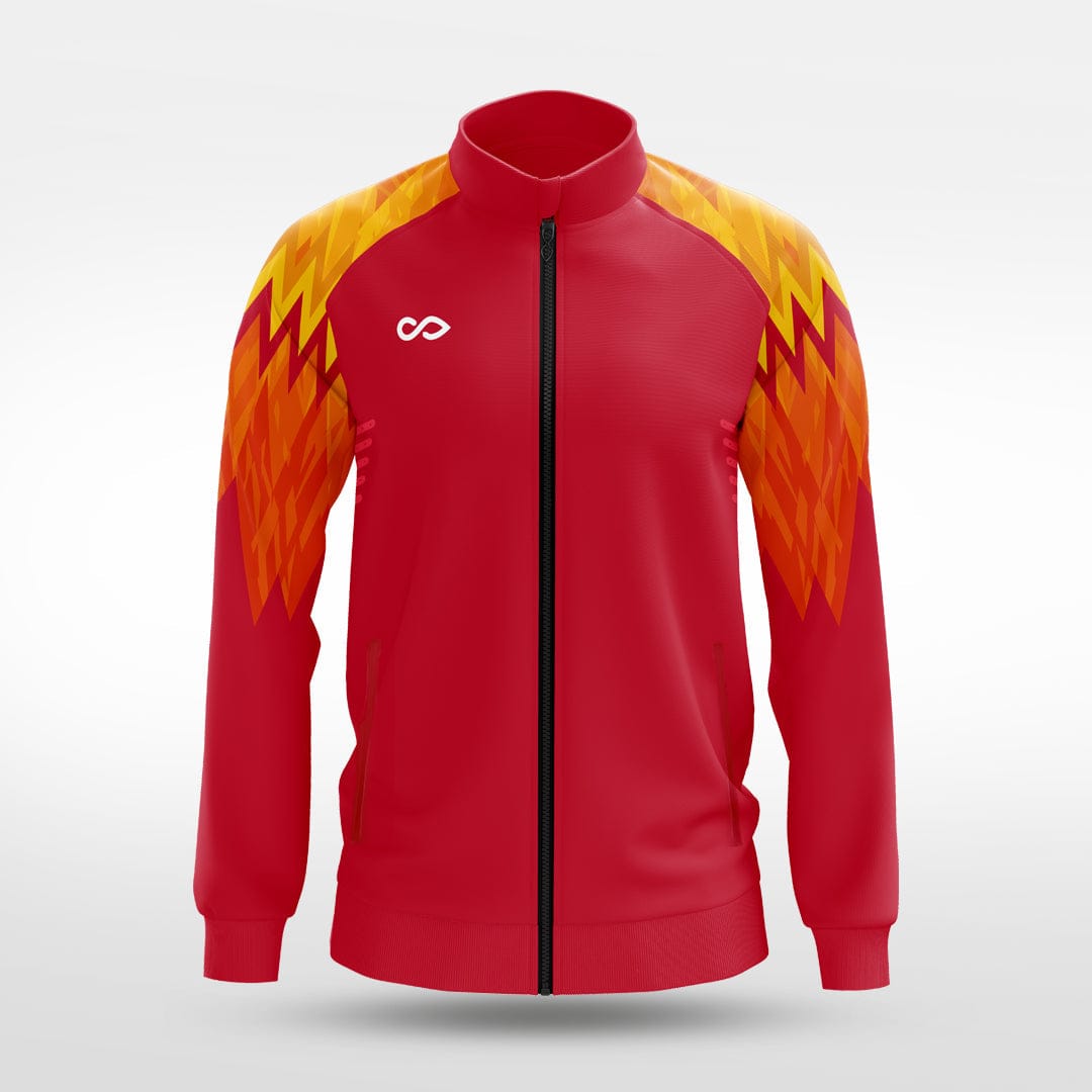 Cikers Sports Jackets Ice Flame - Customized Men's Sublimated Full-Zip Jacket