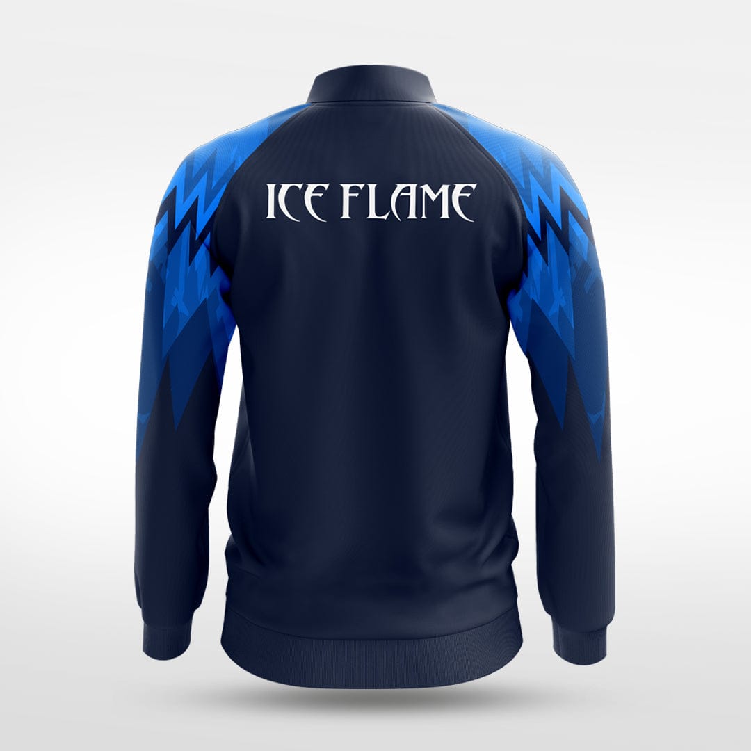 Cikers Sports Jackets Ice Flame - Customized Men's Sublimated Full-Zip Jacket