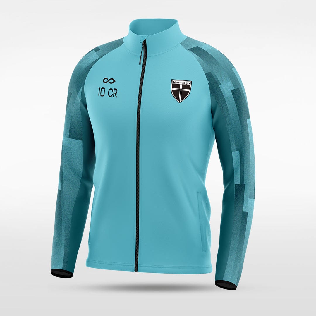 Cikers Sports Jackets Mint / S Embrace Urban Forest - Customized Men's Sublimated Full-Zip Waterproof