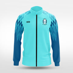 Cikers Sports Jackets Mint / S Ice Flame - Customized Men's Sublimated Full-Zip Jacket