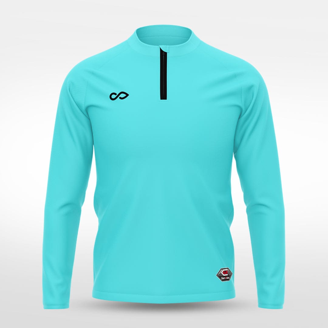 Cikers Sports Jackets Mint / S Pure Colors - Customized Kids 1/4 Zip Jacket