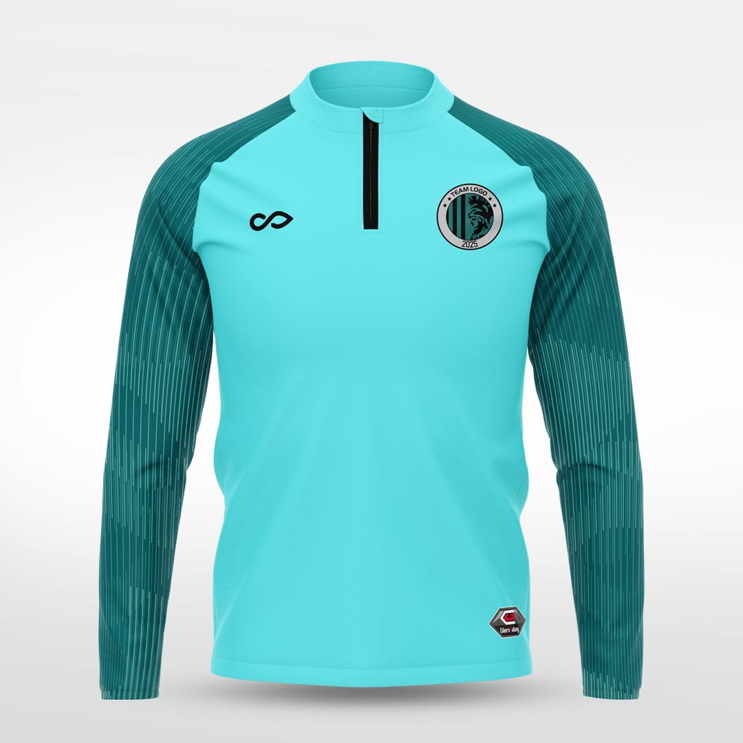 Cikers Sports Jackets Mint / S Star Trails - Customized Kids 1/4 Zip Jacket