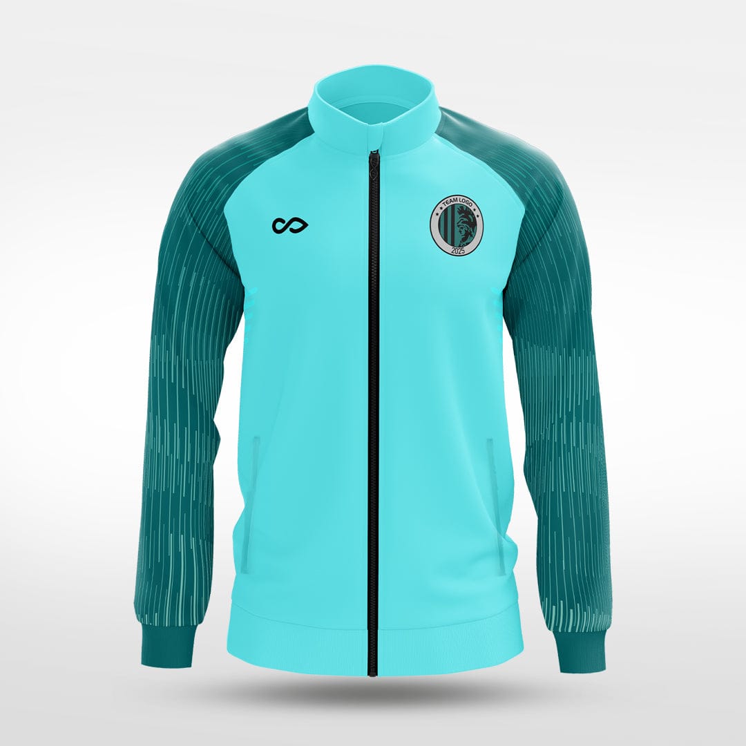 Cikers Sports Jackets Mint / S Star Trails - Customized Men's Sublimated Full-Zip Jacket