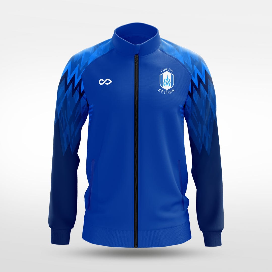 Cikers Sports Jackets Navy Blue / S Ice Flame - Customized Kids Sublimated Full-Zip Jacket