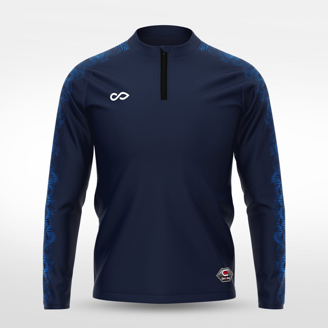 Cikers Sports Jackets Navy Blue / S Night Shadow - Customized Men's 1/4 Zip Jacket