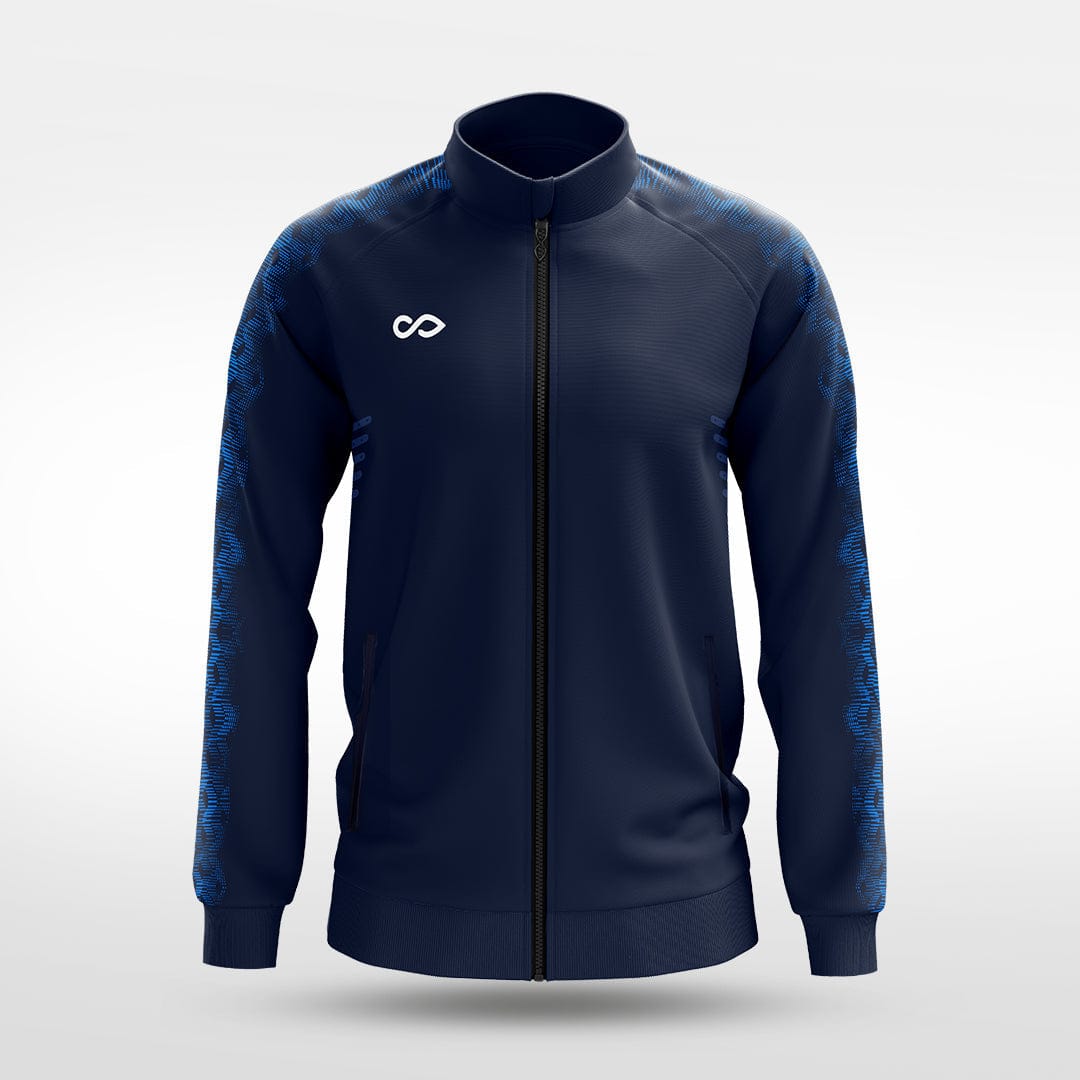 Cikers Sports Jackets Navy Blue / S Night Shadows - Customized Men's Sublimated Full-Zip Jacket