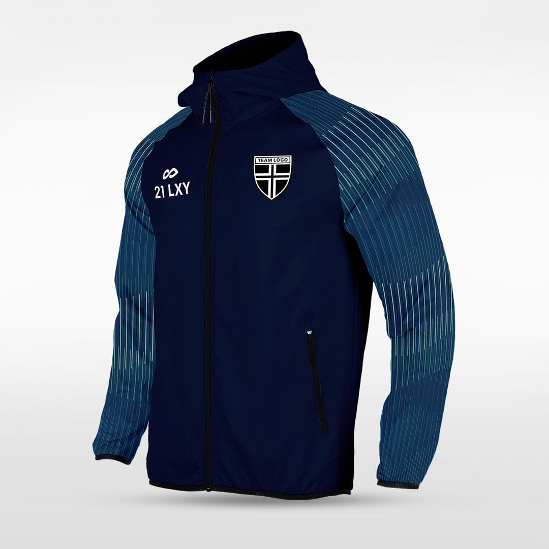 Cikers Sports Jackets Navy Blue / S Star Trails - Rash Jacket - AT242XFC3