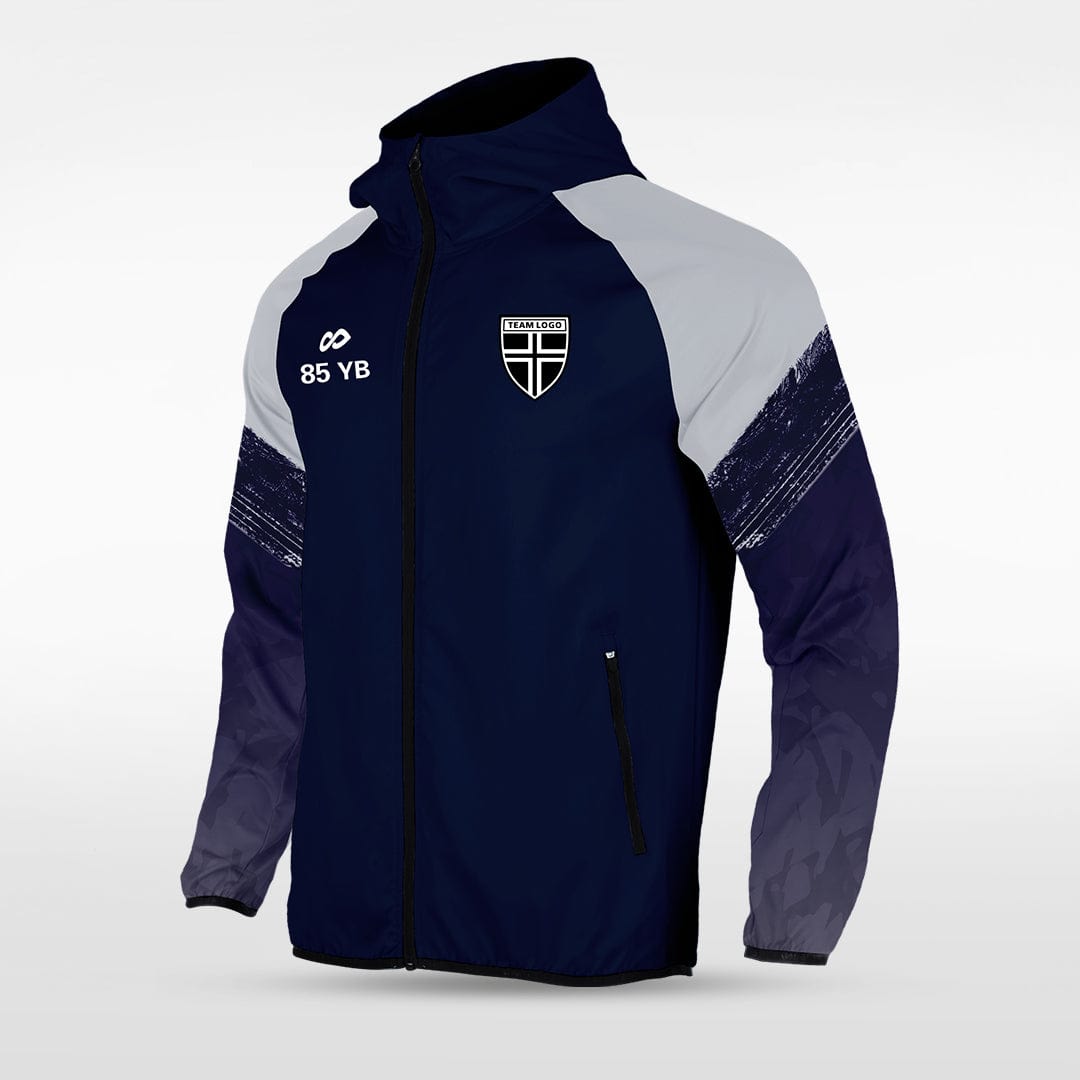 Cikers Sports Jackets Navy / S Embrace Splash - Customized Kid's Sublimated Full-Zip Windbreak