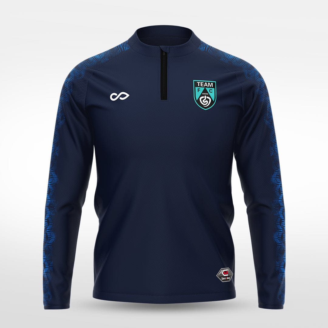 Cikers Sports Jackets Night Shadow - Customized Men's 1/4 Zip Jacket