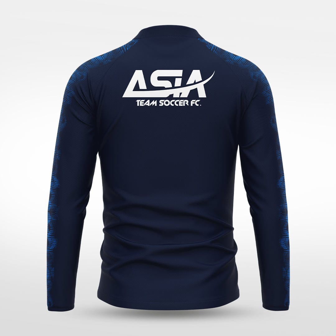 Cikers Sports Jackets Night Shadow - Customized Men's 1/4 Zip Jacket