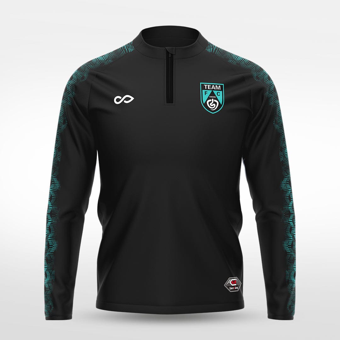 Cikers Sports Jackets Night Shadow - Customized Men's 1/4 Zip Jacket