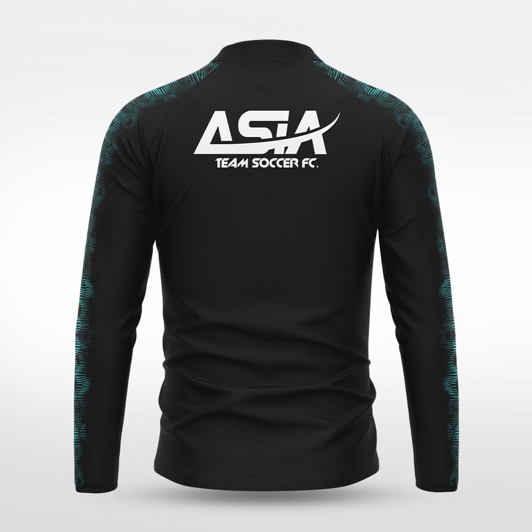 Cikers Sports Jackets Night Shadow - Customized Men's 1/4 Zip Jacket