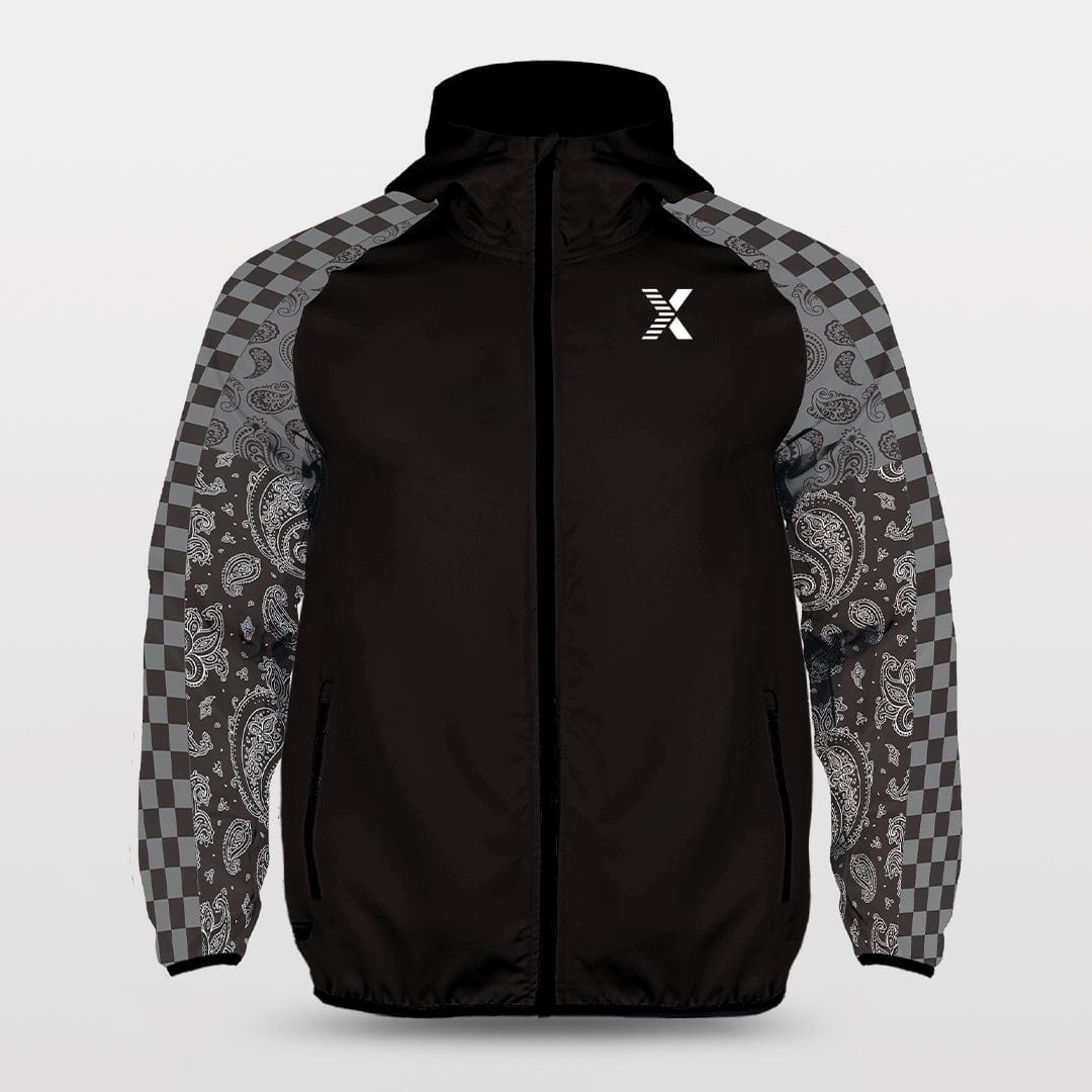 Cikers Sports Jackets Paisley - Customized Hooded Waterproof Sports Jacket