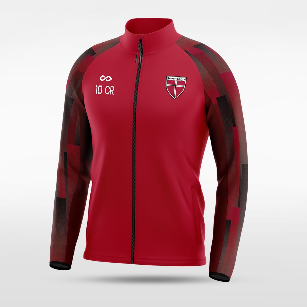 Cikers Sports Jackets red / S Urban Forest - Customized Men's Sublimated Full-Zip Jacket - AS413XFB3