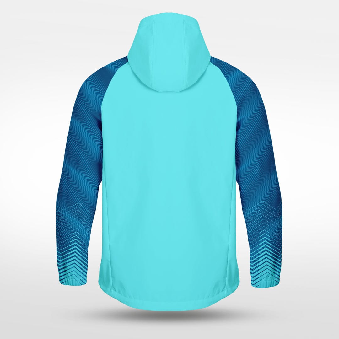 Cikers Sports Jackets Ripples of Time - Customized Kids Windbreaker