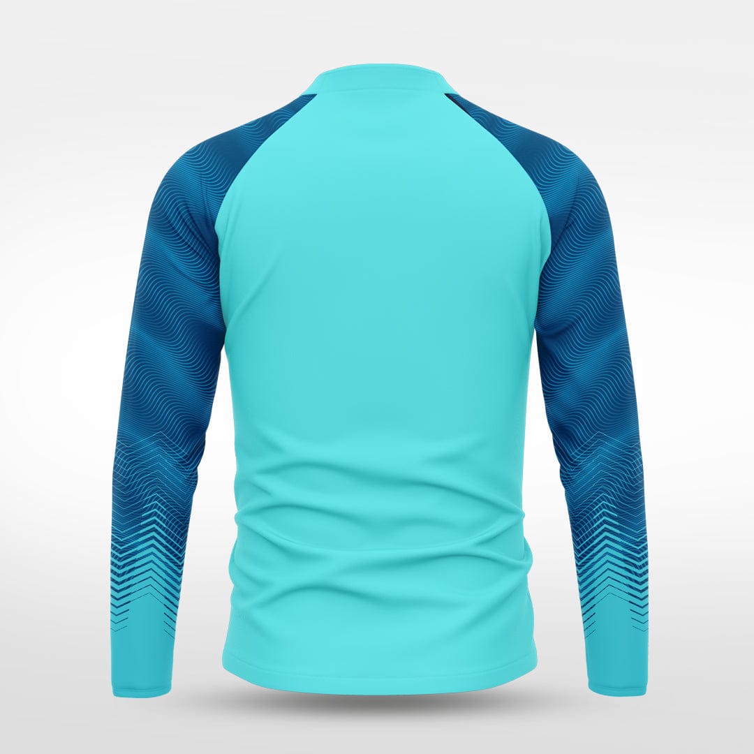 Cikers Sports Jackets Ripples of Time - Customized Men's 1/4 Zip Jacket