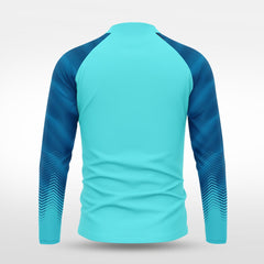 Cikers Sports Jackets Ripples of Time - Customized Men's 1/4 Zip Jacket