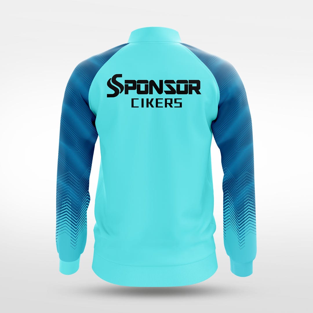 Cikers Sports Jackets Ripples of Time - Customized Men's Sublimated Full-Zip Jacket