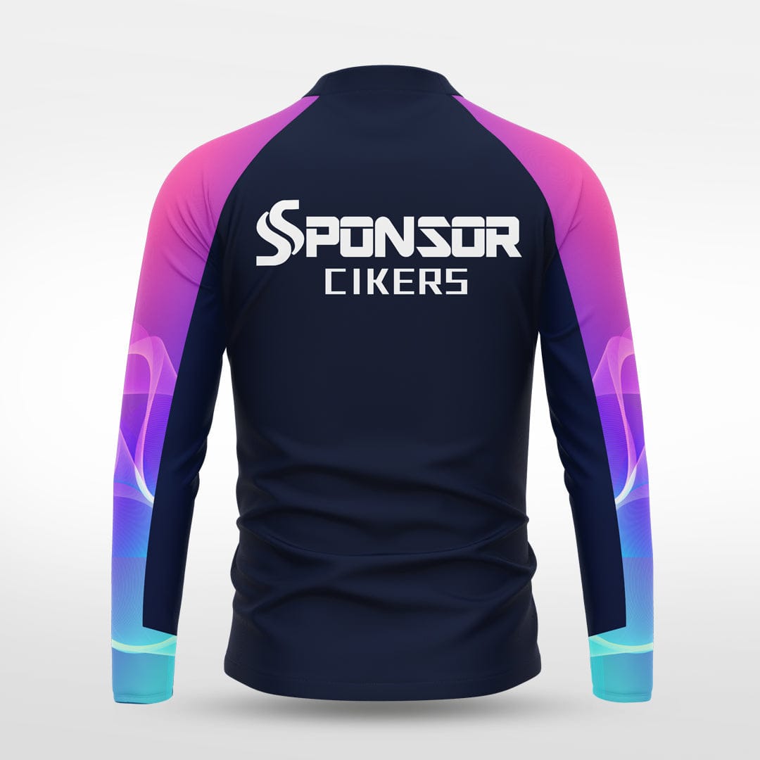 Cikers Sports Jackets Sparkling Starlight - Customized Men's 1/4 Zip Jacket