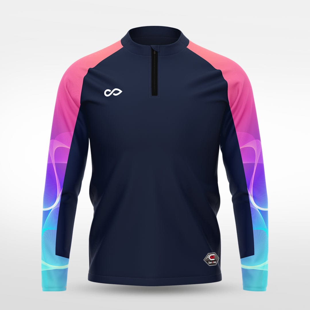 Cikers Sports Jackets Sparkling Starlight - Customized Men's 1/4 Zip Jacket