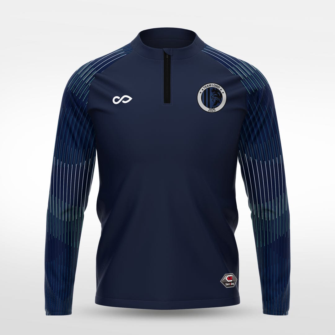 Cikers Sports Jackets Star Trails - Customized Men's 1/4 Zip Jacket