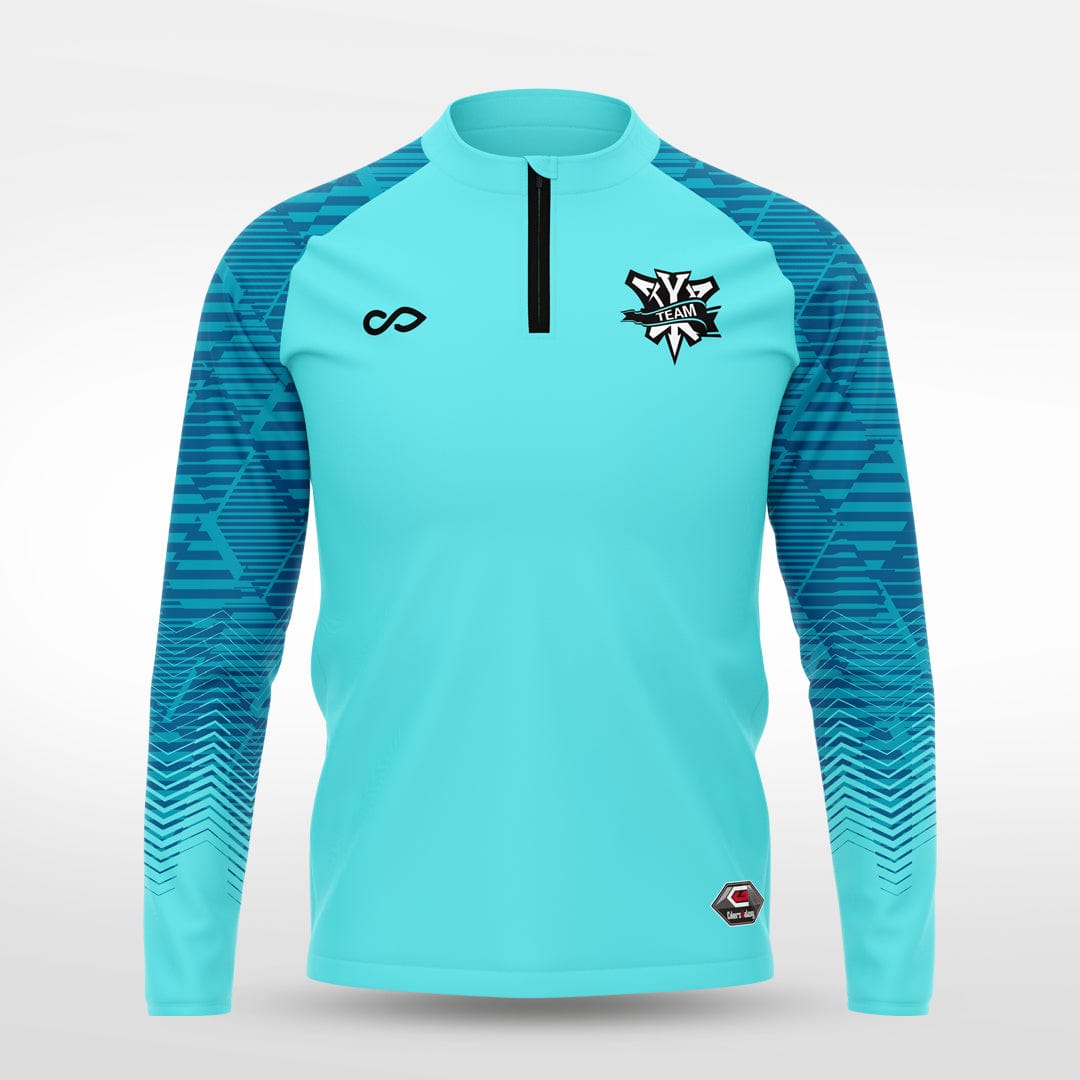 Cikers Sports Jackets Urban Forest - Customized Men's 1/4 Zip Jacket