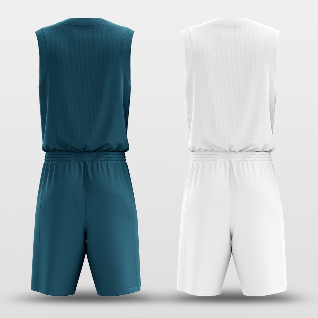 Cikers Sports Jungle - Customized Kid's Reversible Sublimated Basketball Set