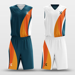 Cikers Sports Jungle - Customized Reversible Sublimated Basketball Set