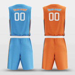 Cikers Sports Lake - Customized Reversible Sublimated Basketball Set