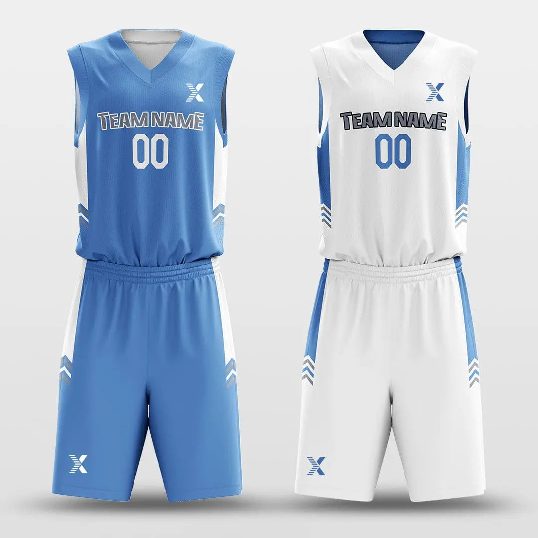 Cikers Sports Lake Water - Customized Reversible Sublimated Basketball Set