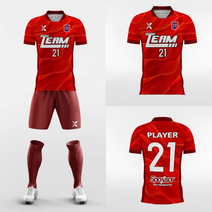 Cikers Sports Light and Shadow - Custom Sublimation Print Soccer Kits Short Sleeve