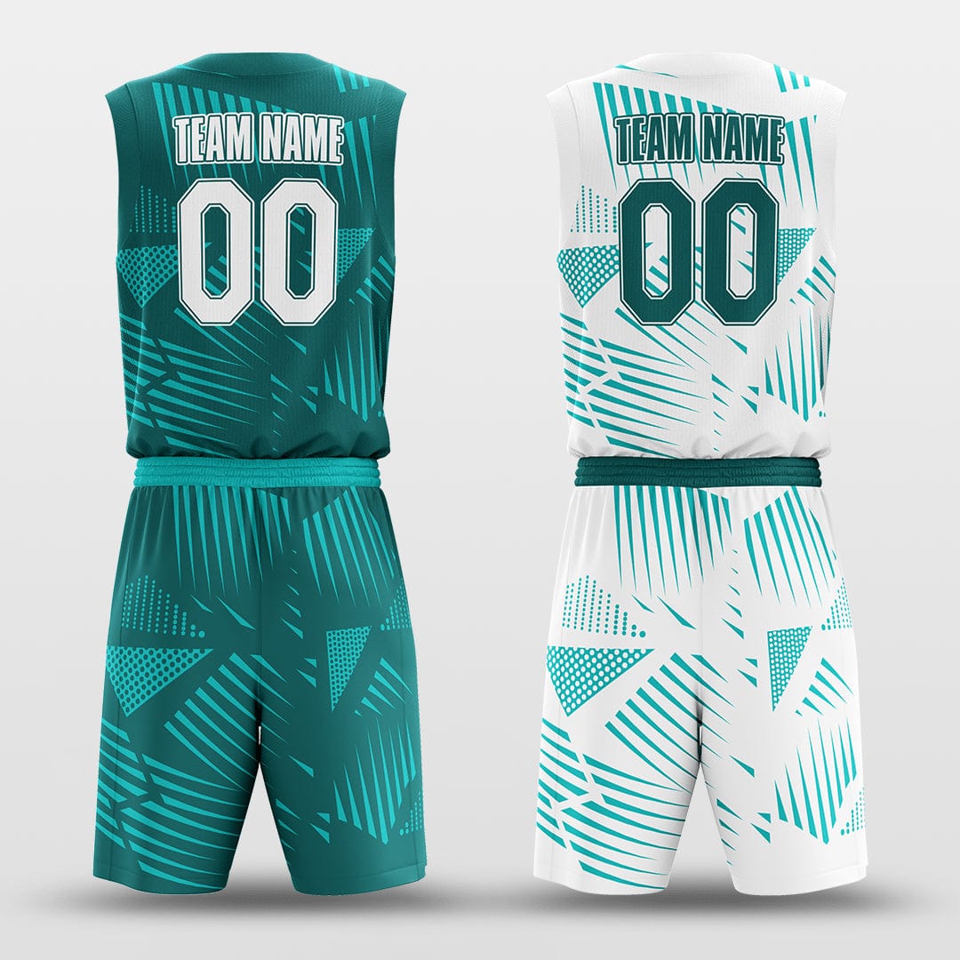 Cikers Sports Mint - Customized Reversible Sublimated Basketball Set