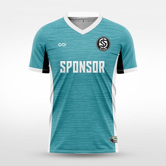 Cikers Sports mint green / S Flashing Line - Custom Soccer Jersey for Men Sublimation - WS201GCSSX3