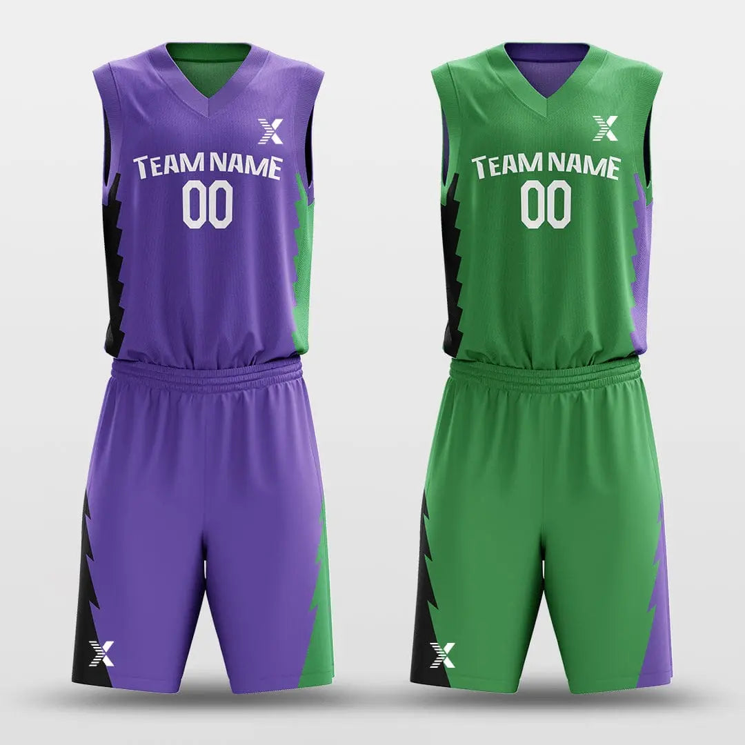 Cikers Sports Monster - Customized Reversible Sublimated Basketball Set
