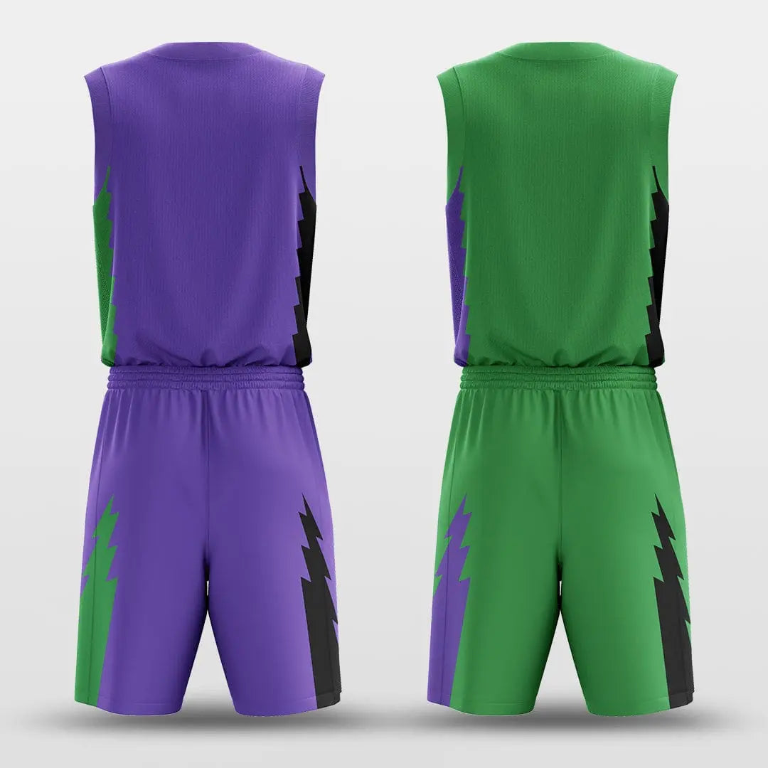 Cikers Sports Monster - Customized Reversible Sublimated Basketball Set