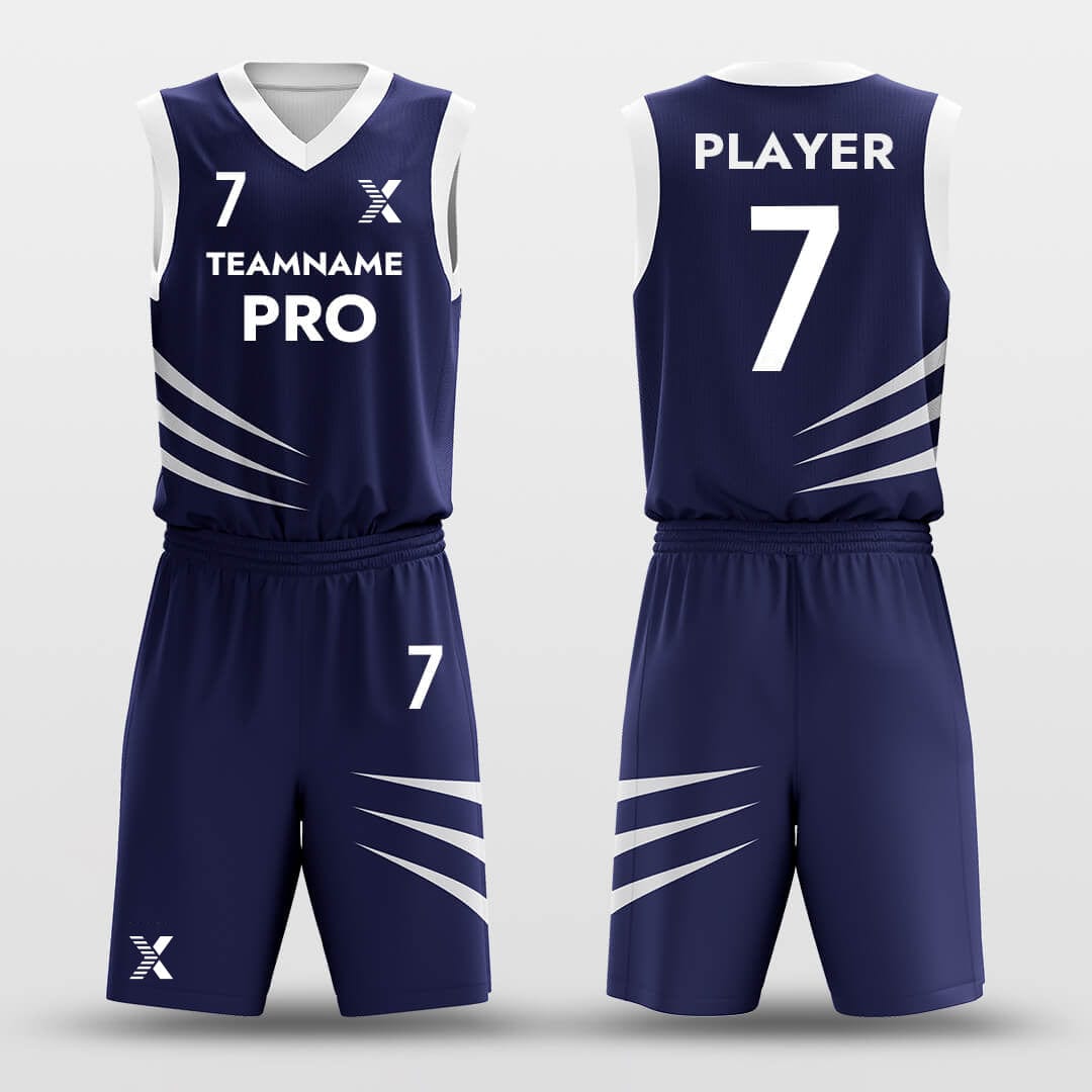 Cikers Sports Navy Blue / S Cat Paw - Custom Sublimated Basketball Jersey Set