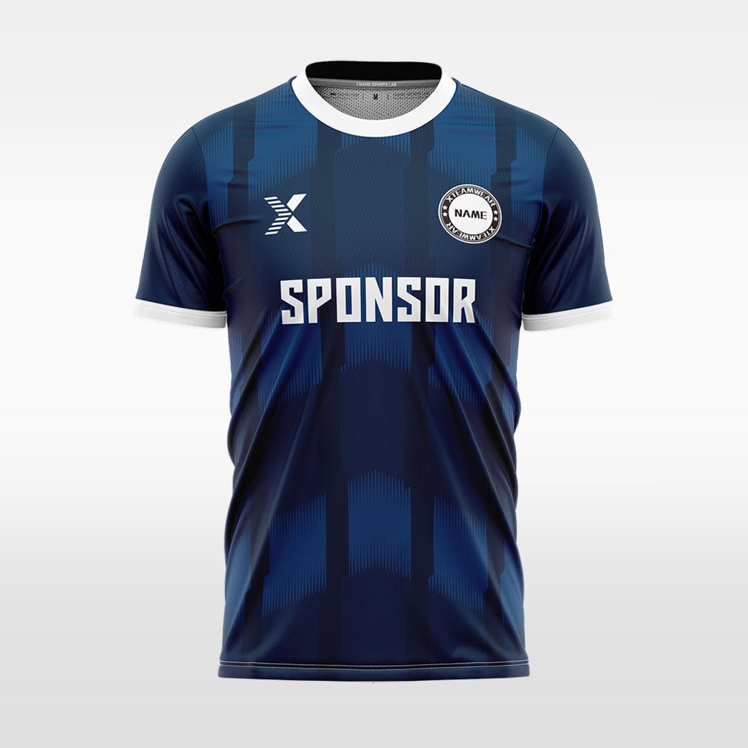 Cikers Sports Navy / S Conveyer - Custom Design Soccer Jersey for Men Sublimation