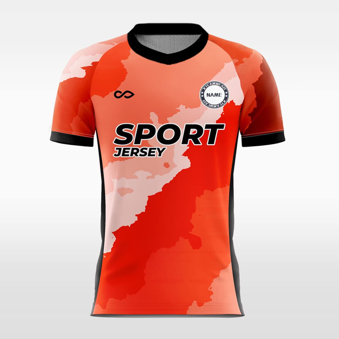 Cikers Sports Orange / S Dust - Custom Soccer Jersey for Men Sublimation FT060306S