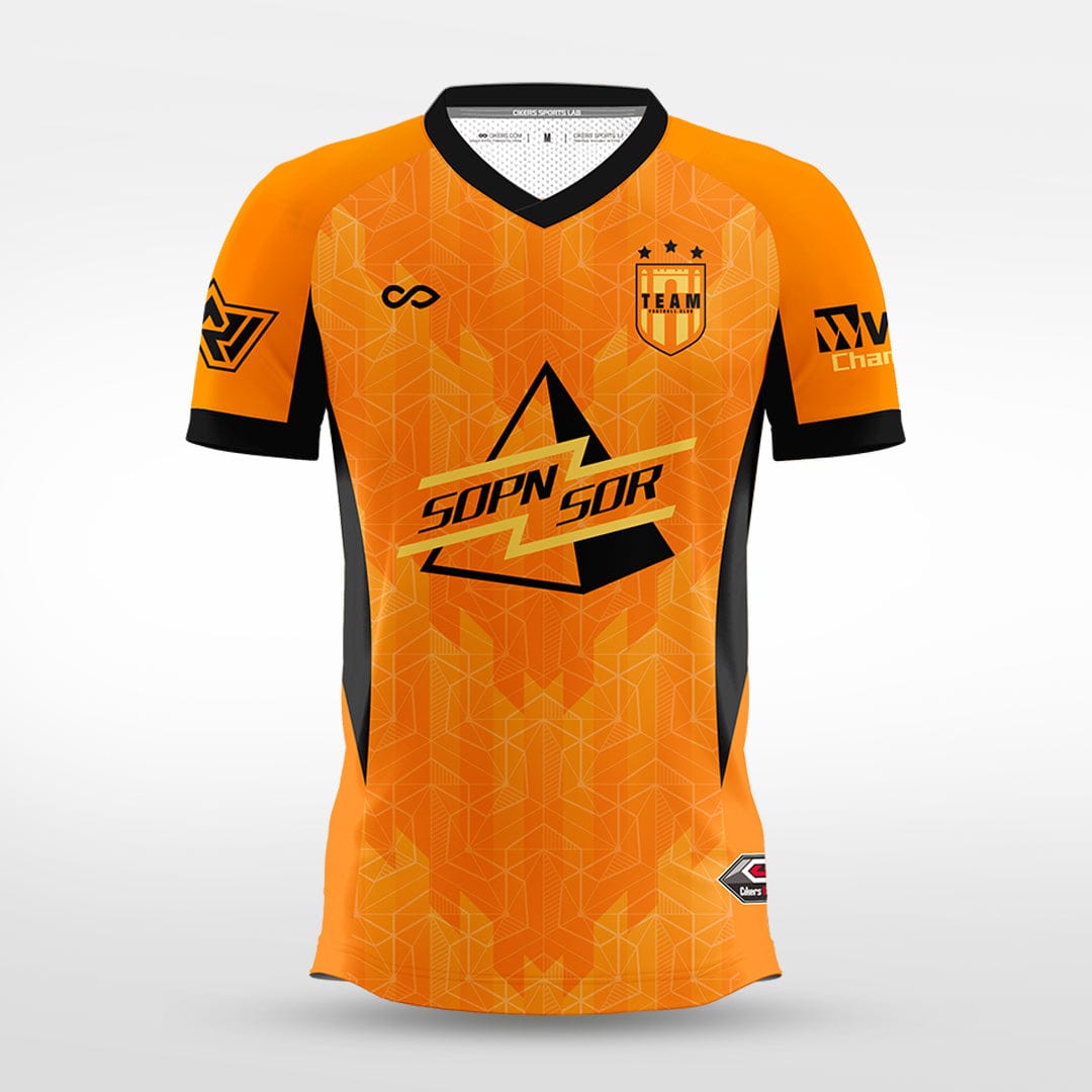 Cikers Sports orange / S Flame Domain - Custom Soccer Jersey for Men Sublimation - WS201GYUW3