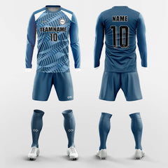 Cikers Sports pack Blue / S Aeolus  - Men's Sublimated Long Sleeve Football Kit
