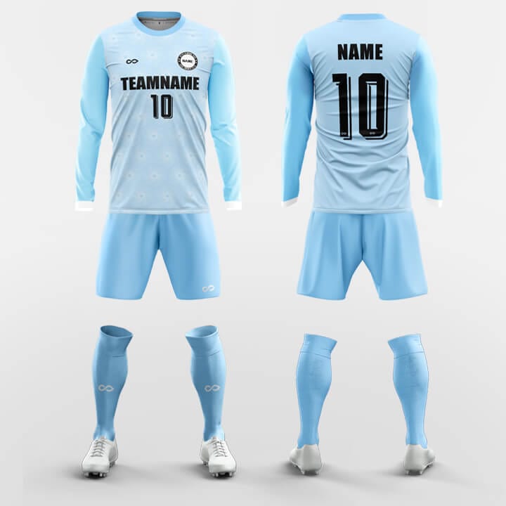 Cikers Sports pack Blue / S Liqueur- Men's Sublimated Long Sleeve Football Kit