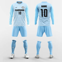 Cikers Sports pack Blue / S Liqueur- Men's Sublimated Long Sleeve Football Kit