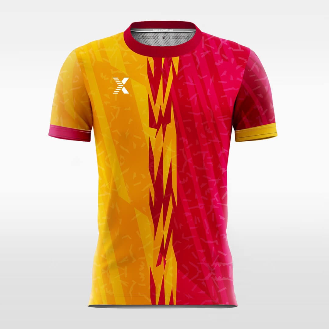 Cikers Sports Papaya - Custom Soccer Jersey for Men Sublimation