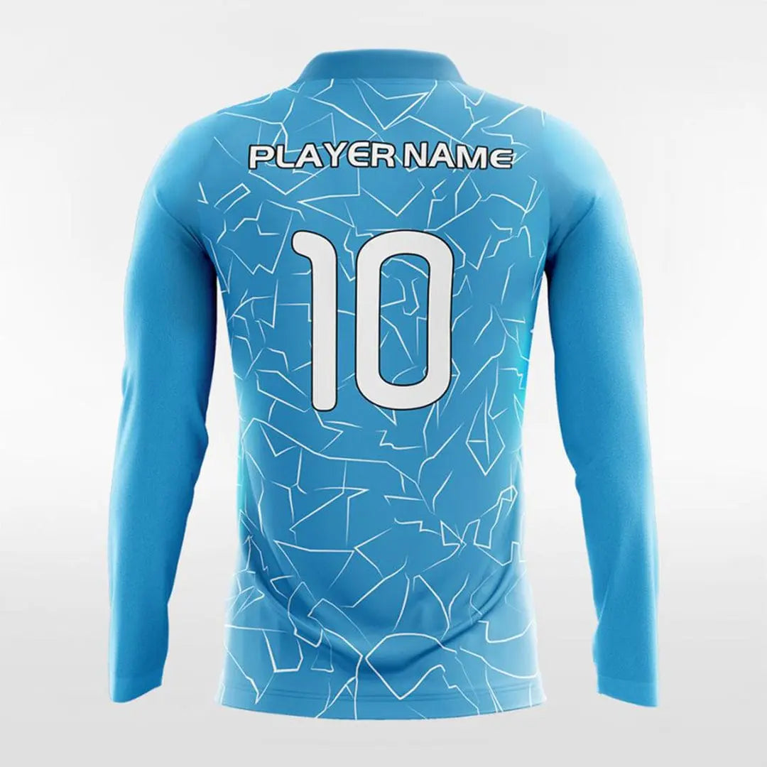 Cikers Sports Partenopei - Customized Men's Sublimated Long Sleeve Soccer Jersey