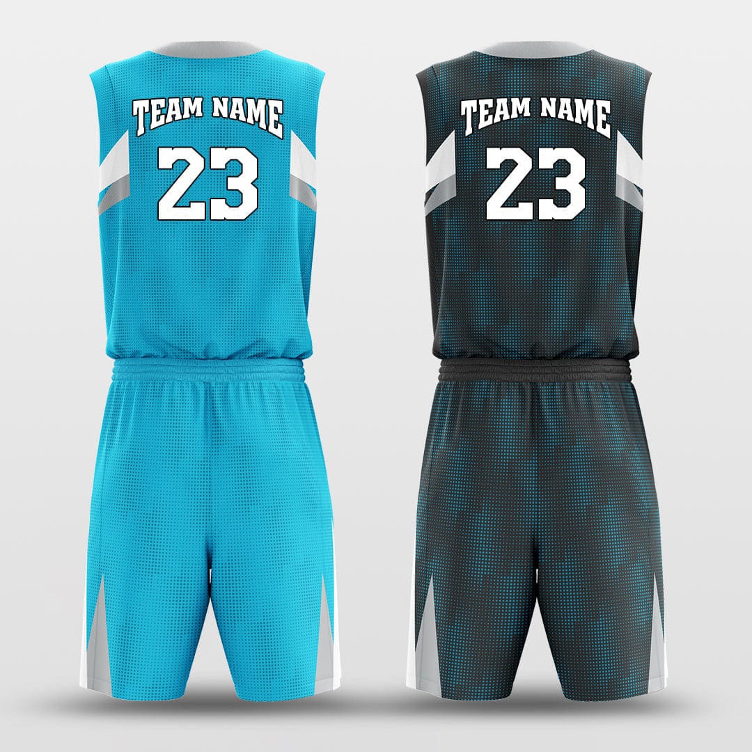 Cikers Sports Particles - Customized Reversible Sublimated Basketball Uniforms